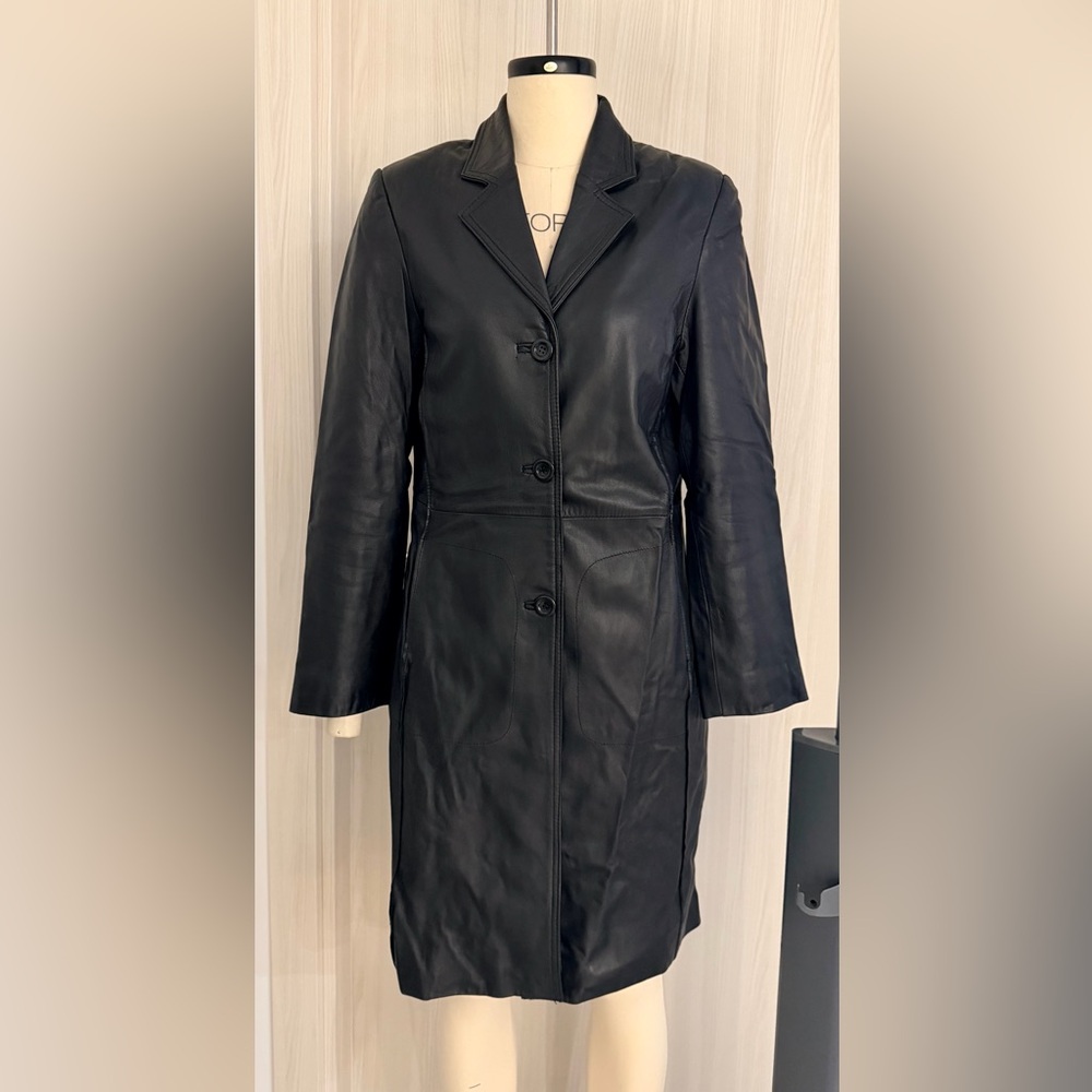 Classic Black Leather Jacket for Women